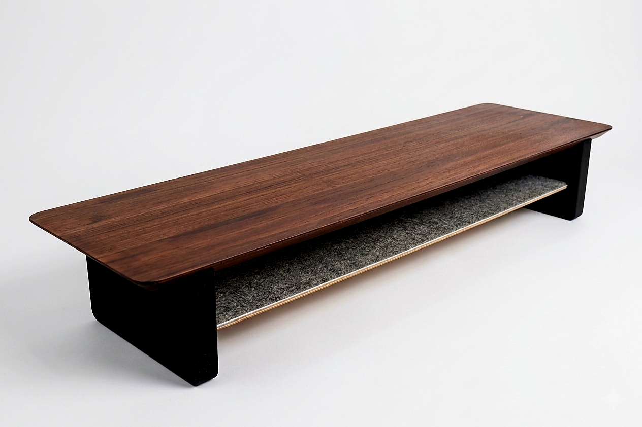 36" and 42" Desk Shelf with Undershelf | Monitor Stand | Medium Working Station | Risers