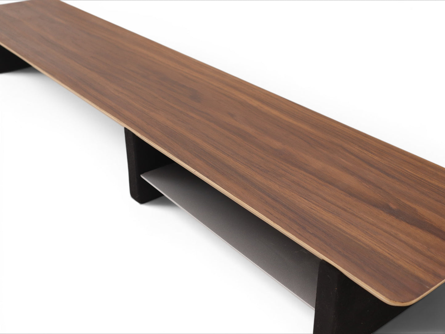 58" and 46" Desk Shelf with Undershelf | Dual Monitor Stand | Large Working Station | Riser