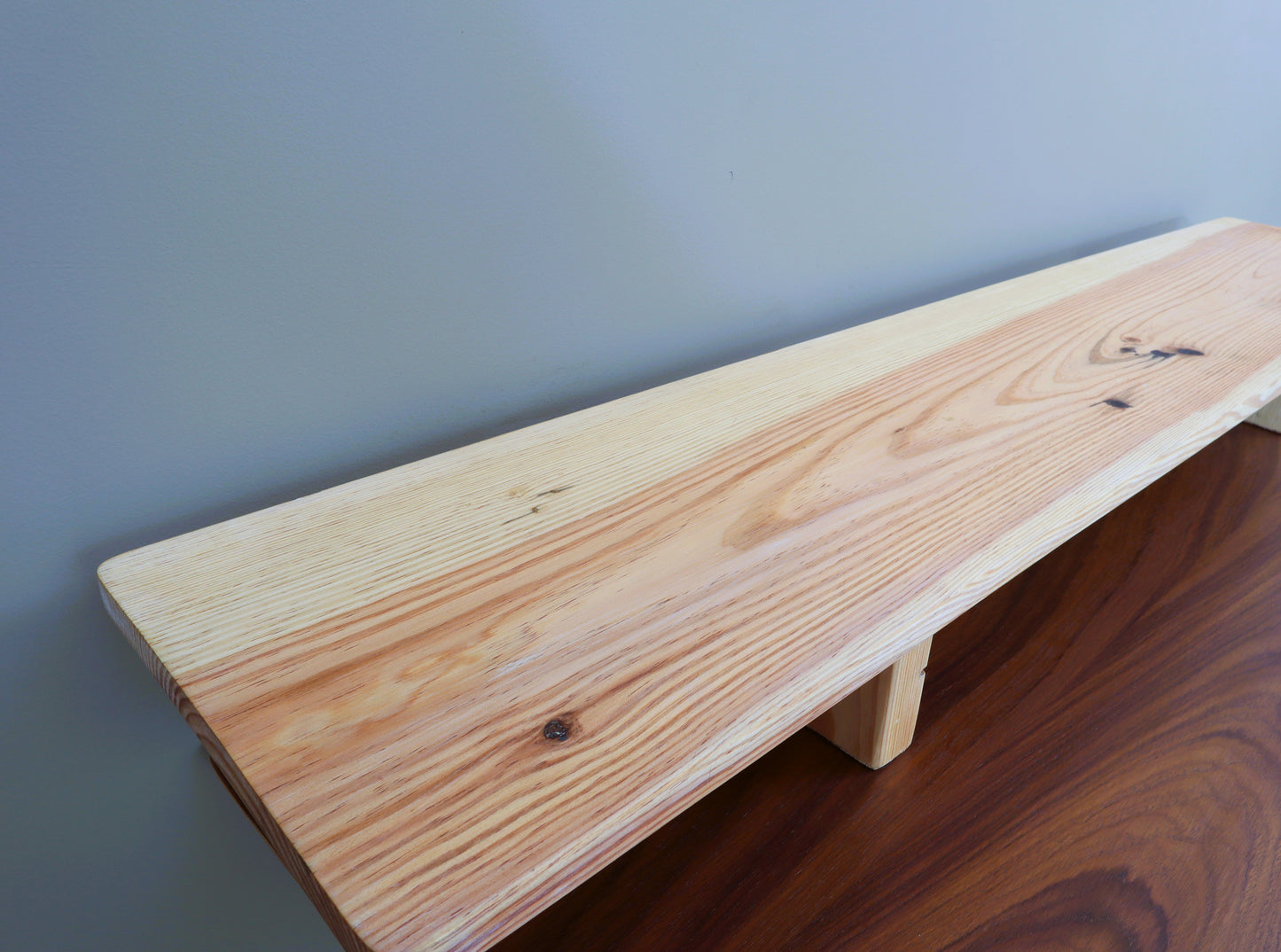 DeskVue Karlby Desk Shelf, Solid Wood, Monitor Stand
