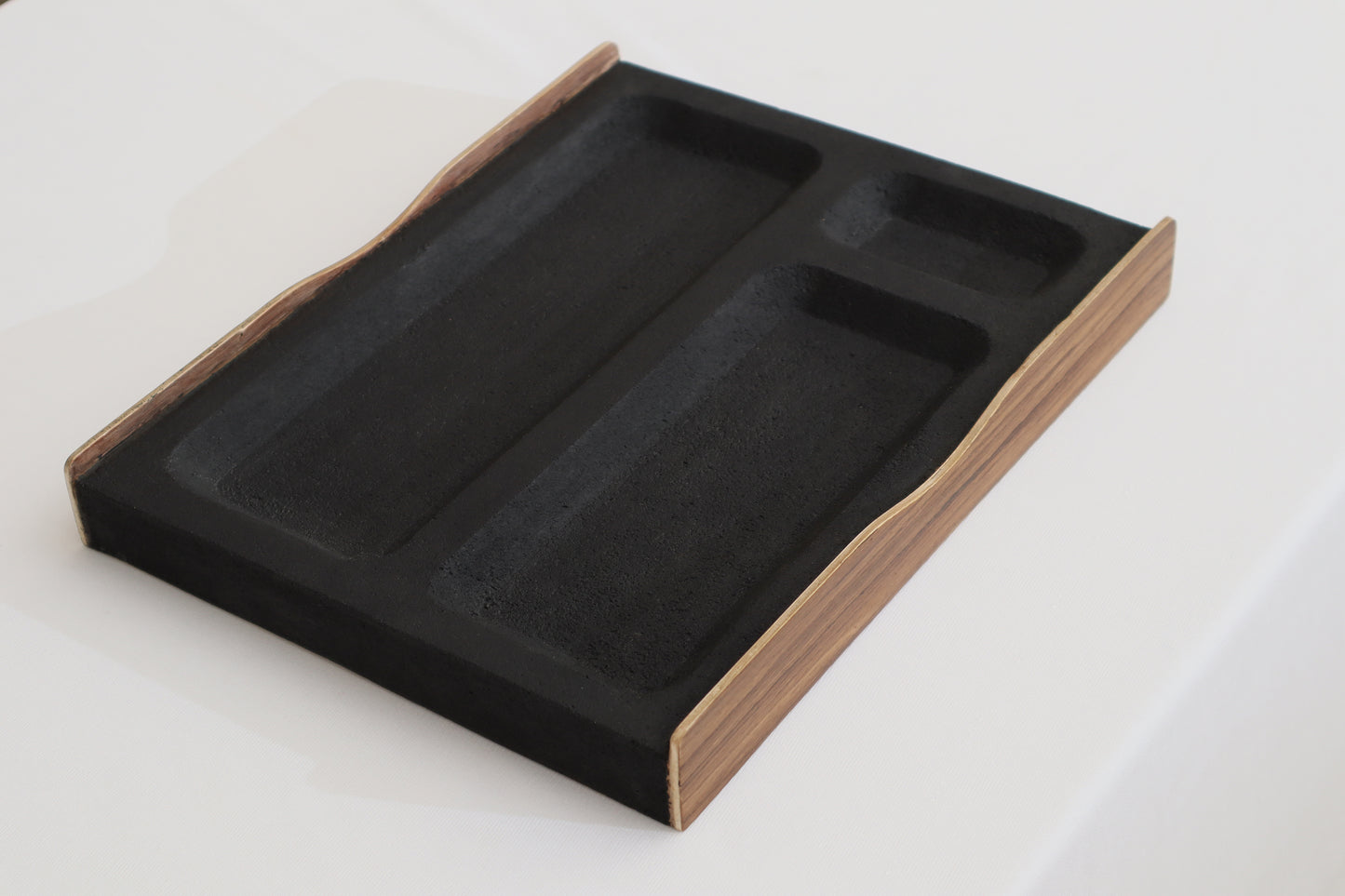 DeskVue Hand-Carved DeskTray, No-joints