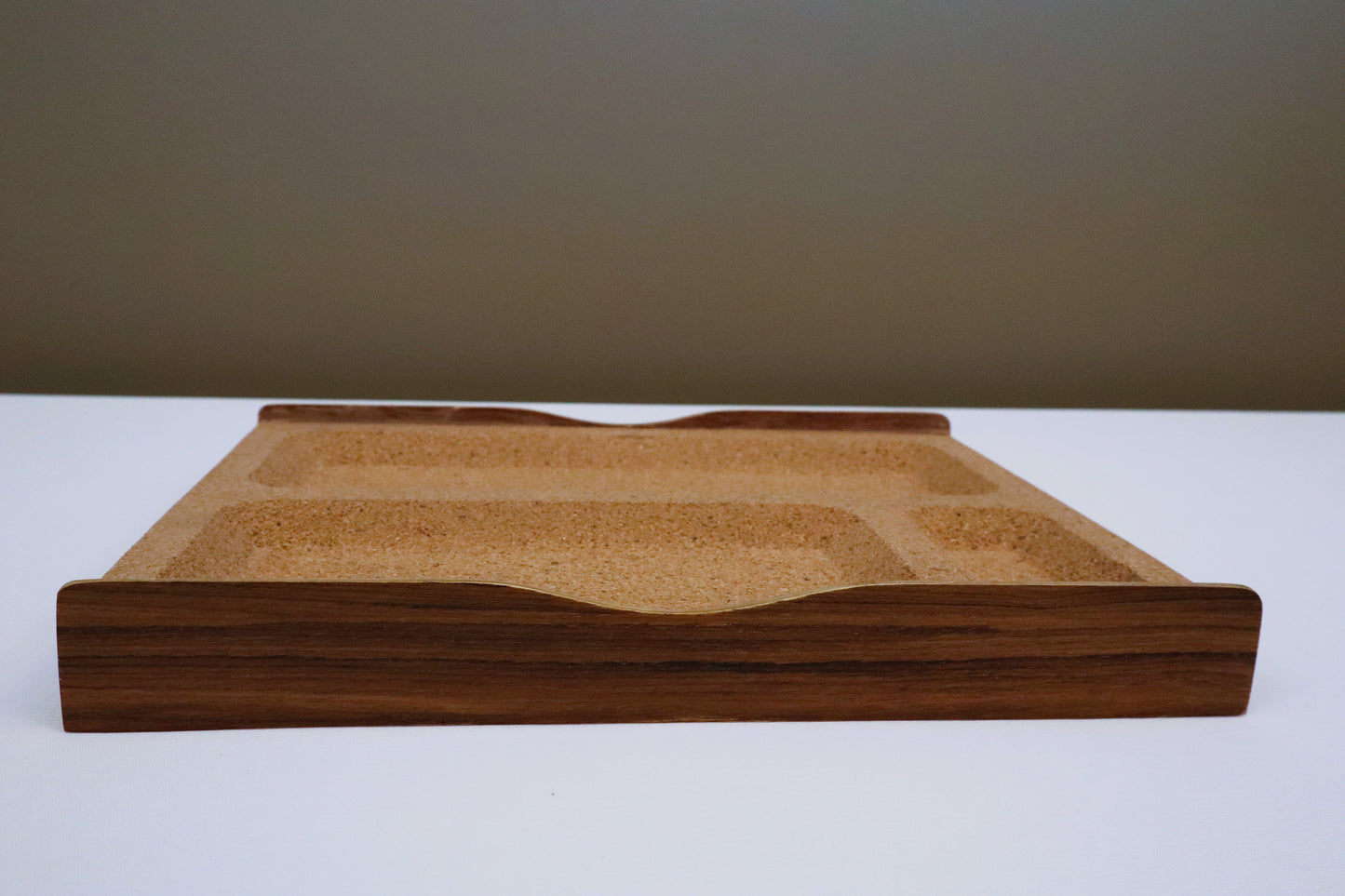 DeskVue Hand-Carved DeskTray, No-joints