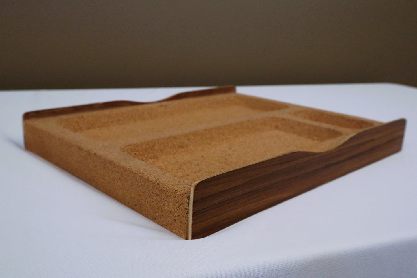 DeskVue Hand-Carved DeskTray, No-joints