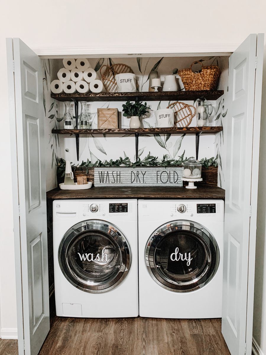 DeskVue Washing Machine Rack, Modern Laundry Furniture, Living Room