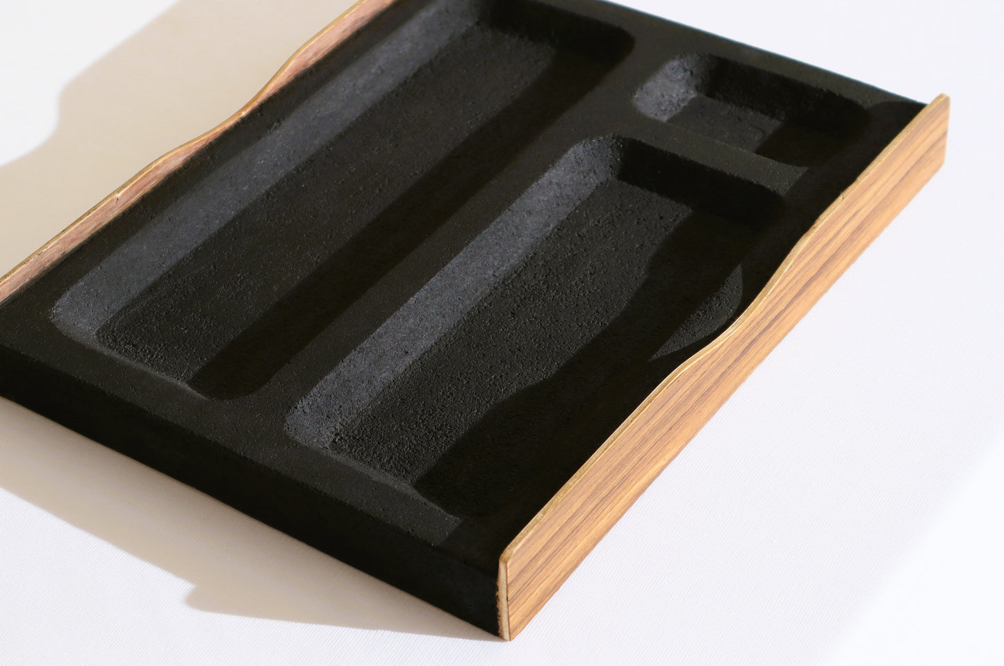 DeskVue Hand-Carved DeskTray, No-joints
