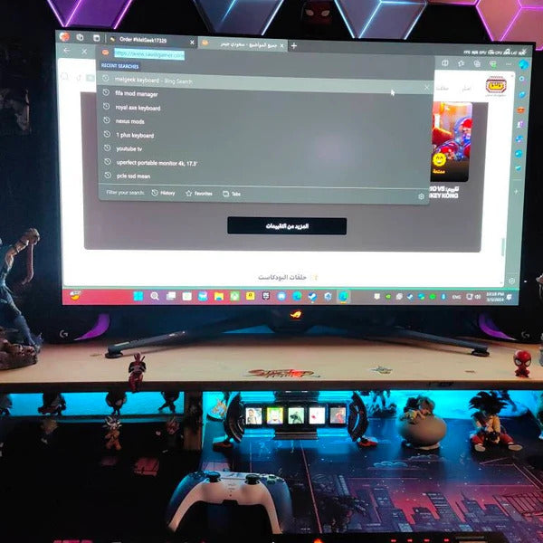 15" Wide Gaming Deskshelf | Riser for Broad stand Monitors | For Ultrawide Curved displays | Samsung Odyssey | Acer Predator | ASUS ROG