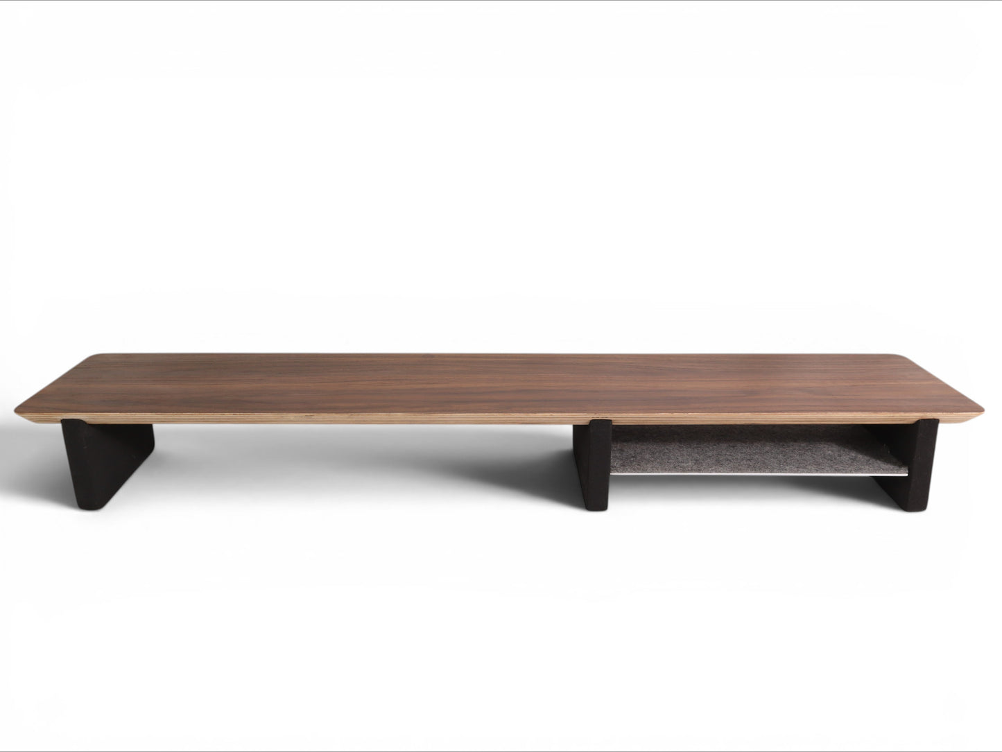 58" and 46" Desk Shelf with Undershelf | Dual Monitor Stand | Large Working Station | Riser
