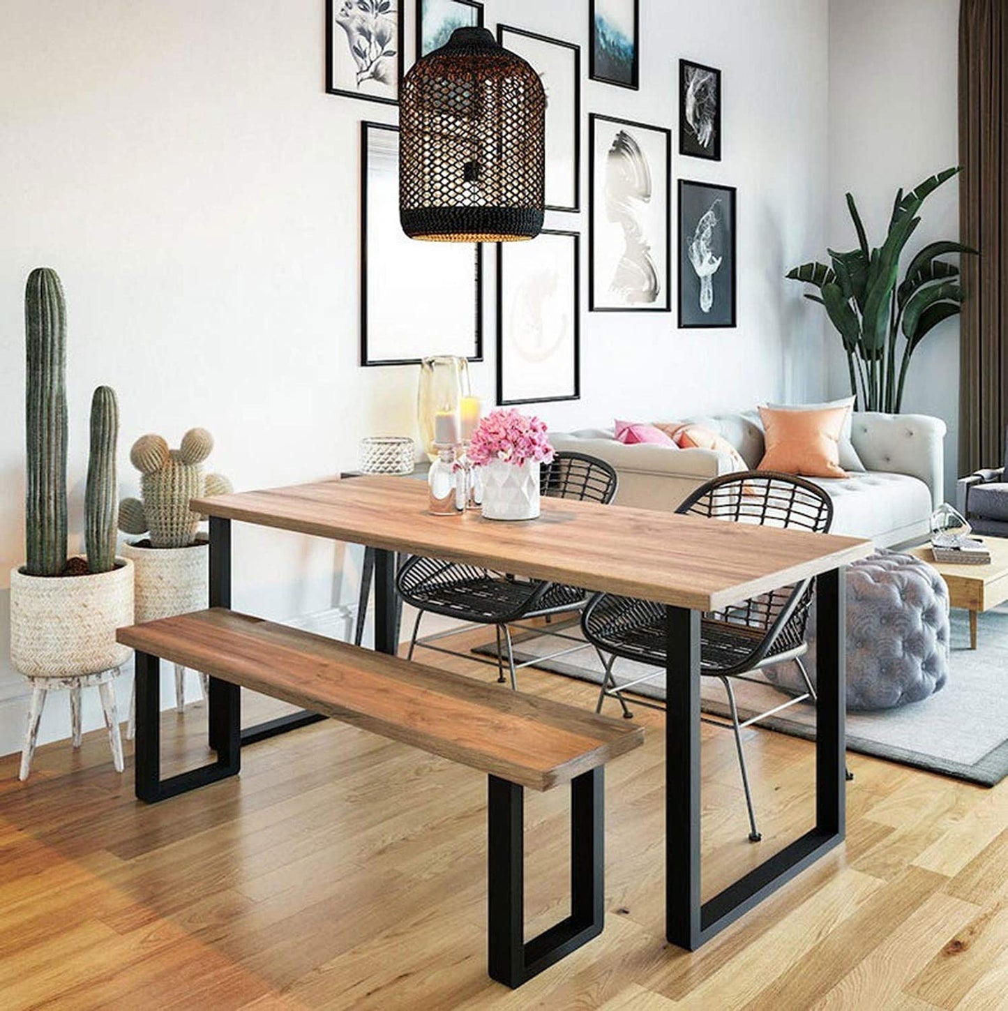 Ikea Styled Solidwood Table Top | Handmade Desk Top | Butcher Block | Dining Table | Custom Sizing available | Kitchen Countertop | Study Table