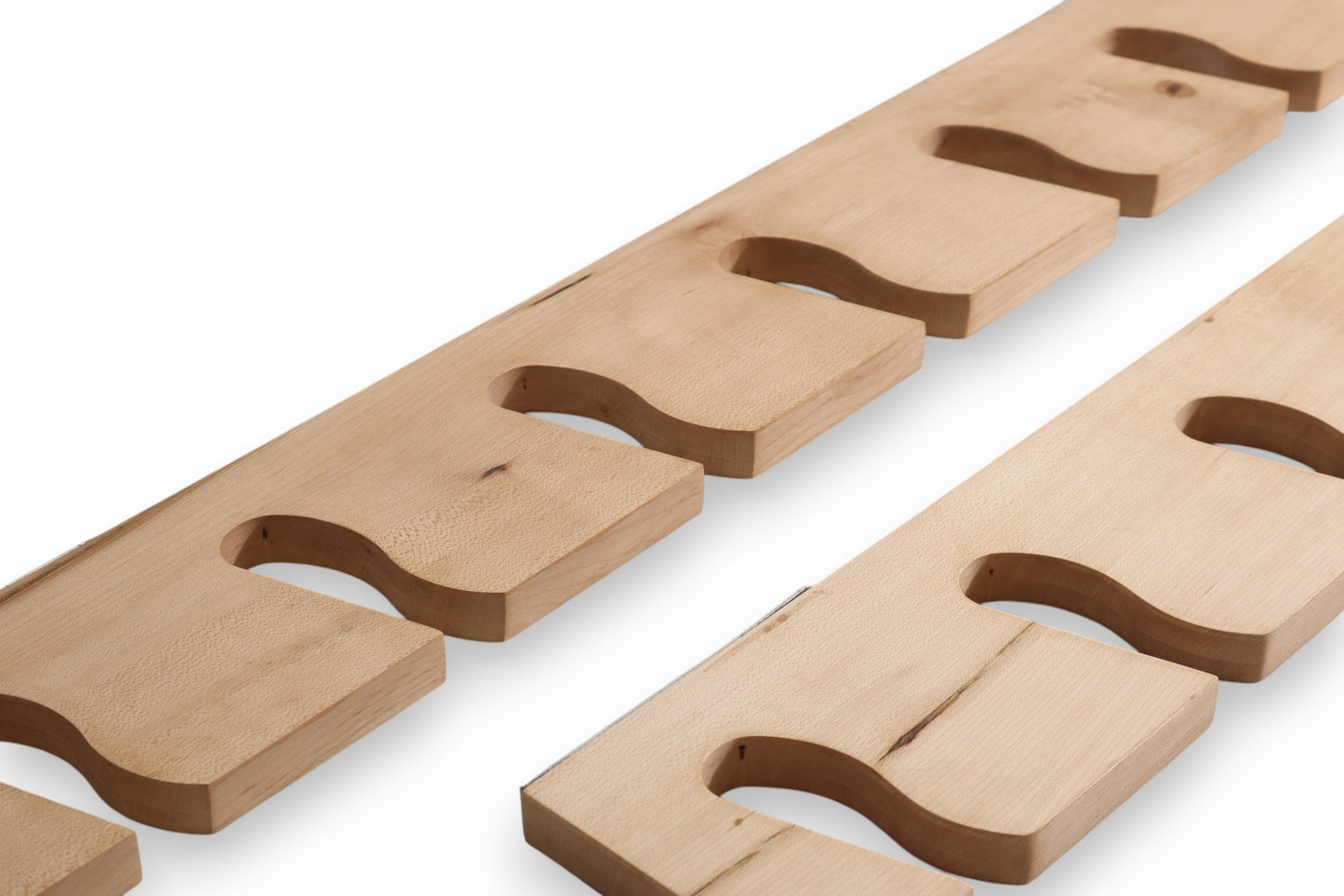 Deskvue Solid Wood Vertical Cap Rack | Minimal Wall Mounted Design | Hat Holder