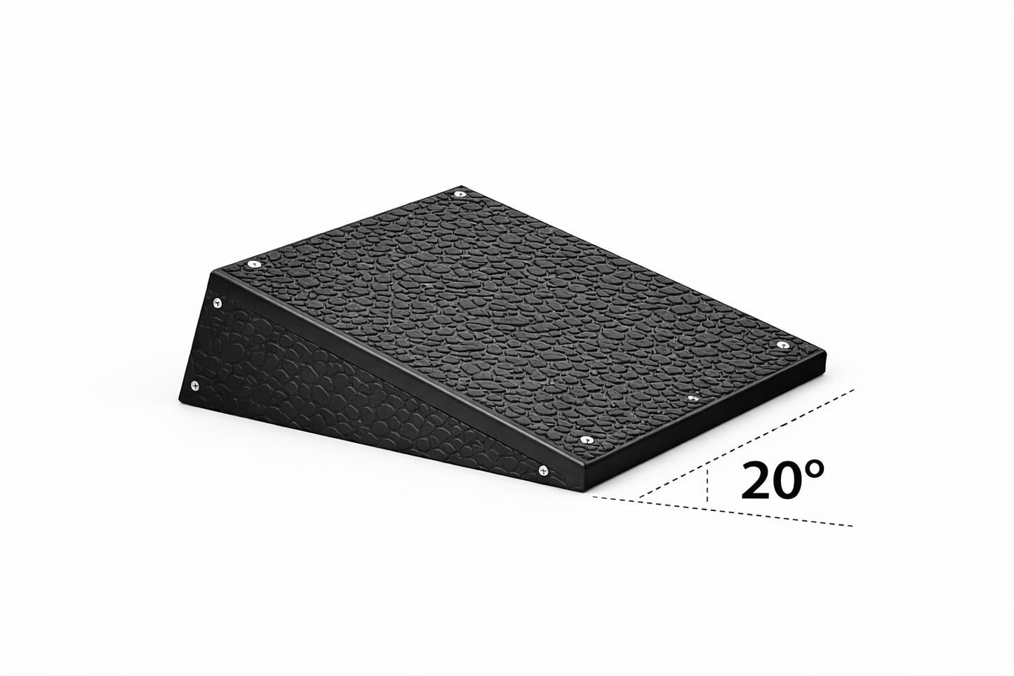 Deskvue Ergonomic Angled Foot Rest | Posture Support Wedge | Anti-Skid Mat | Stretch Wedge