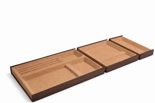 Deskvue Handmade SolidWood Desk Tray: Minimalist Desk Organizer | Accessories