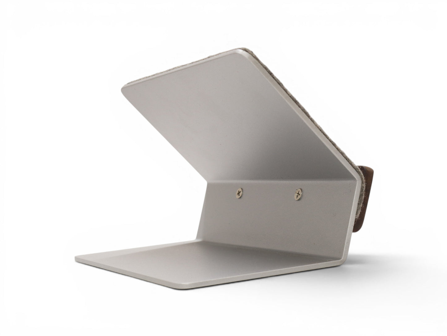 Aluminium Desk Stand with Felt Lining | Ergonomic Tablet Stand for Ipads, Galaxy Tabs, Lenovo Tabs | Ergonomic Laptop Riser for MacBook, Ideapads, Galaxy Book | Grovemade Inspired |