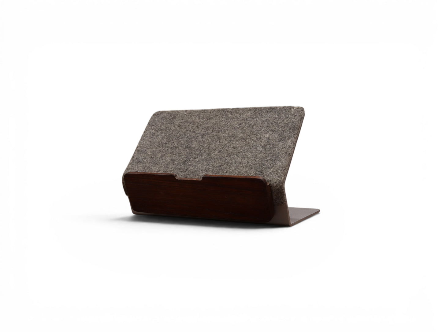 Aluminium Desk Stand with Felt Lining | Ergonomic Tablet Stand for Ipads, Galaxy Tabs, Lenovo Tabs | Ergonomic Laptop Riser for MacBook, Ideapads, Galaxy Book | Grovemade Inspired |