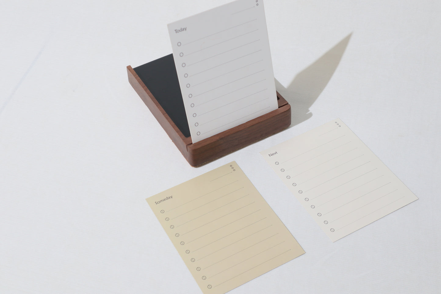 Deskvue Solid Wood Task Writer | Desk Organizer with Notepad | Gift