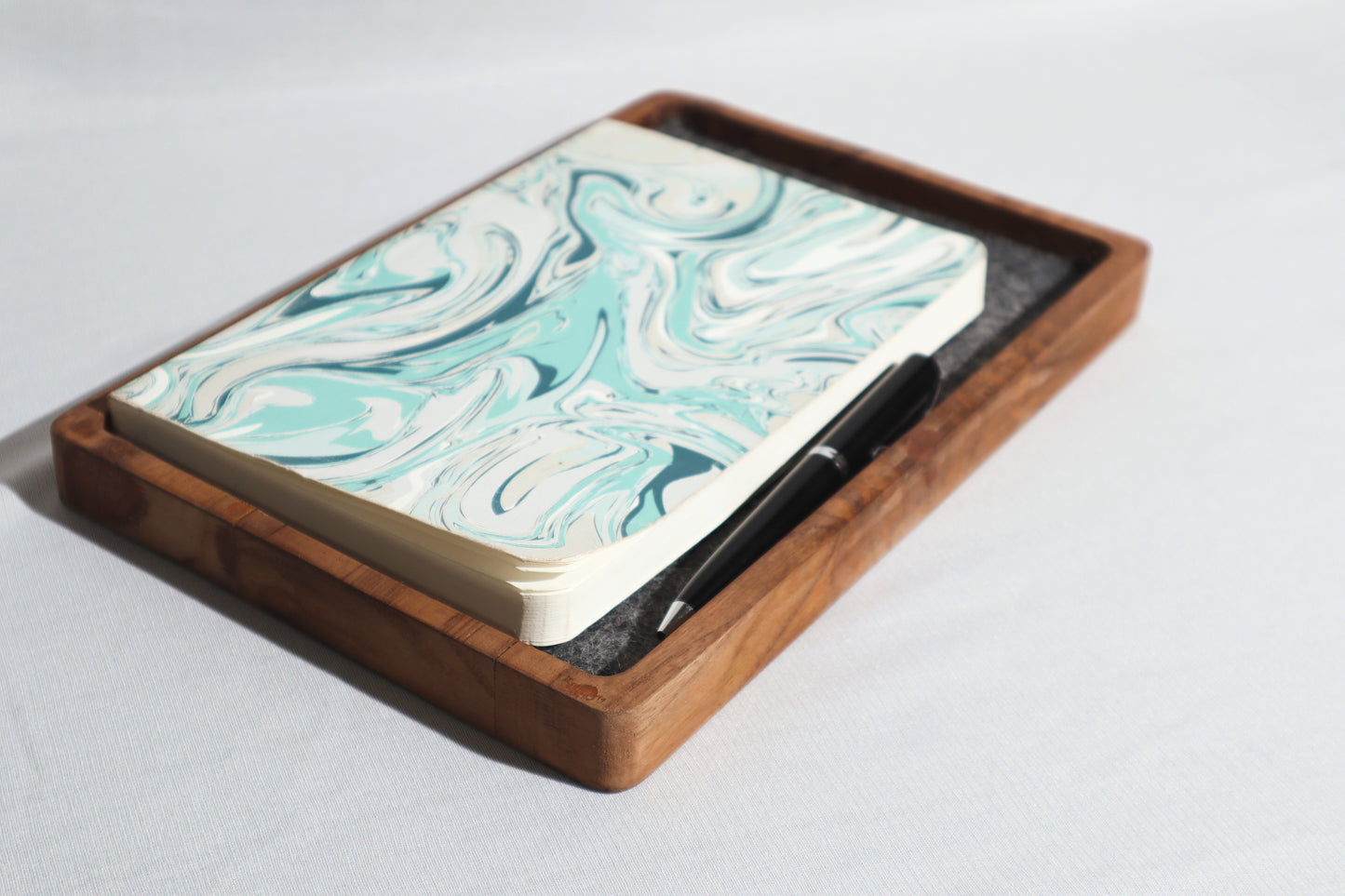 DeskVue SolidWood Valet Tray | Desk Accessories | No-Joints | Wooden Table Organizer | DeskShelf Drawer | Handmade Storage | Minimalist tray