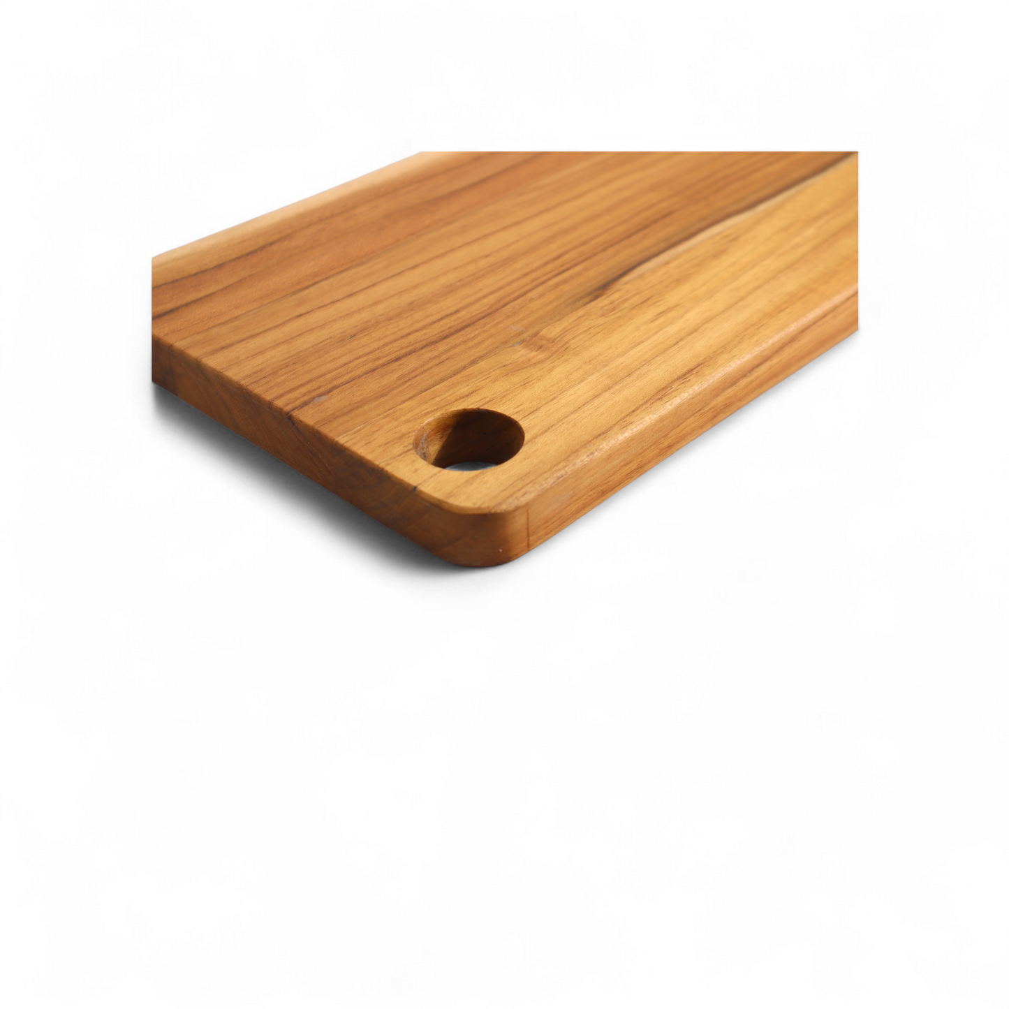 Solid Teak Cutting Board with Handle | Handmade Kitchen Chopping Board