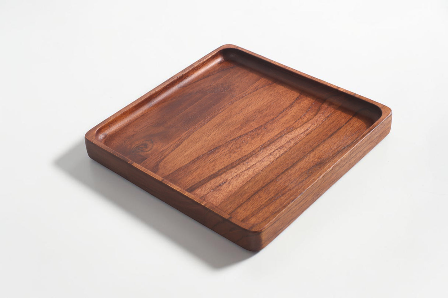 DeskVue SolidWood Valet Tray | Desk Accessories | Curvy Edge | Wooden Table Organizer | DeskShelf Drawer | Handmade Storage