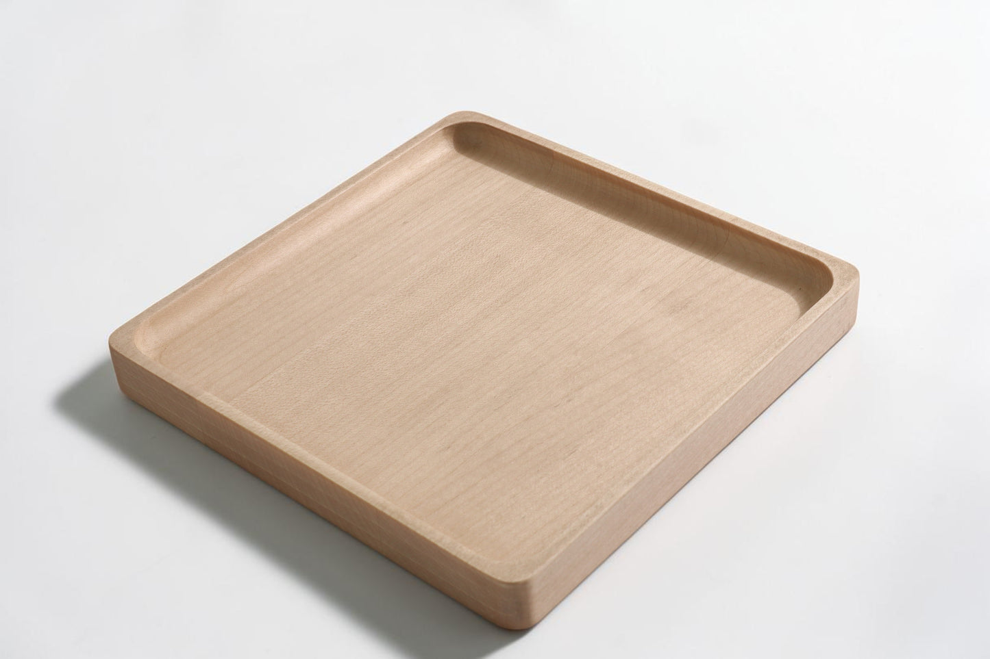 DeskVue SolidWood Valet Tray | Desk Accessories | Curvy Edge | Wooden Table Organizer | DeskShelf Drawer | Handmade Storage