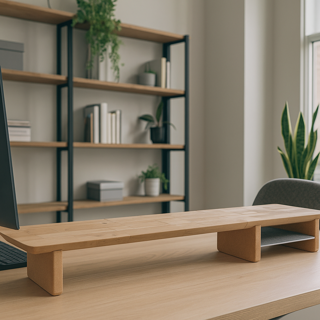 Ikea Karlby Styled Solidwood Deskshelf | 100% SolidWood handmade each piece | Dual Monitor Stand for premium Desk Decor with Undershelf | 6 Sizes