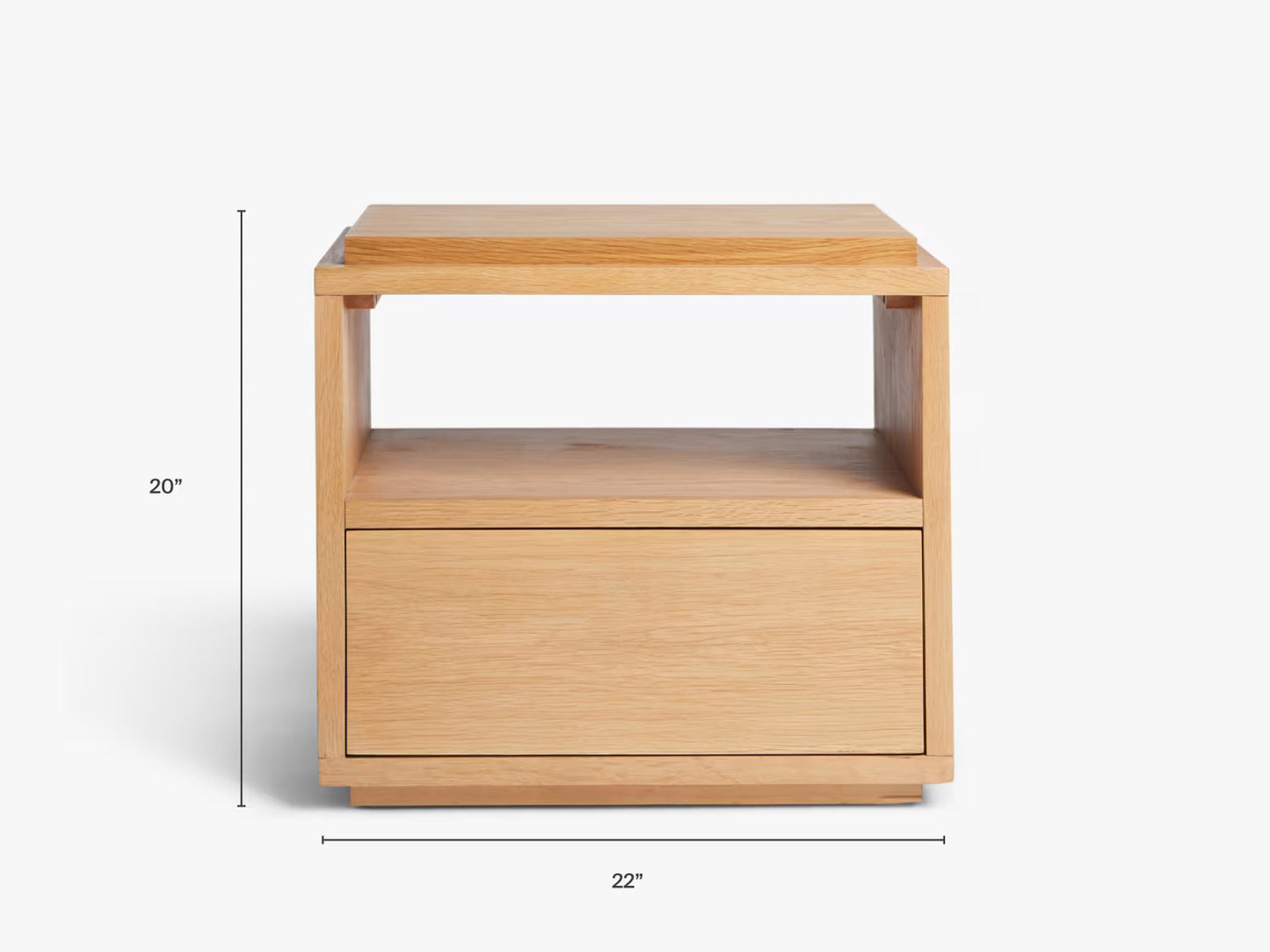 Standing Bedside Table | Push to Open Drawers | Minimal design for premium Home Decor | Bedroom Nightstand