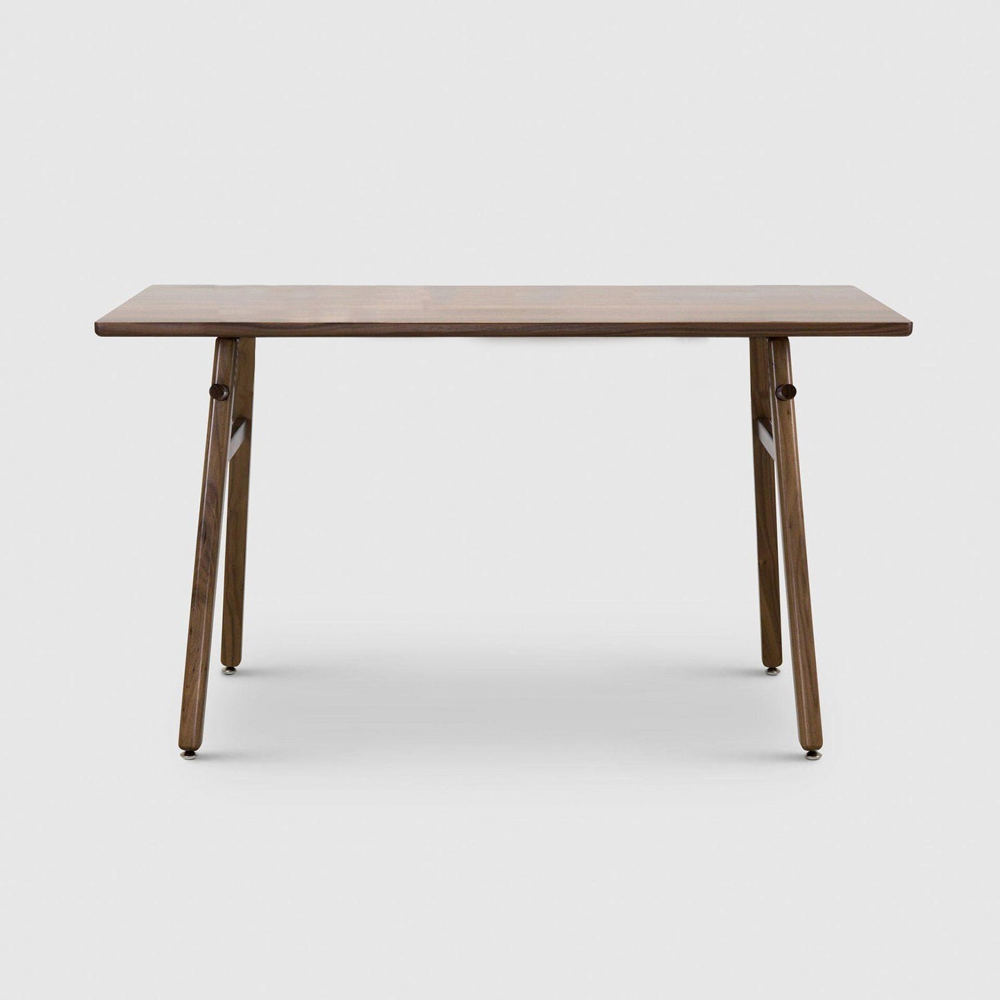 Solid Wooden Writing Desk Setup